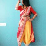 Saree Draping in Dhoti Style