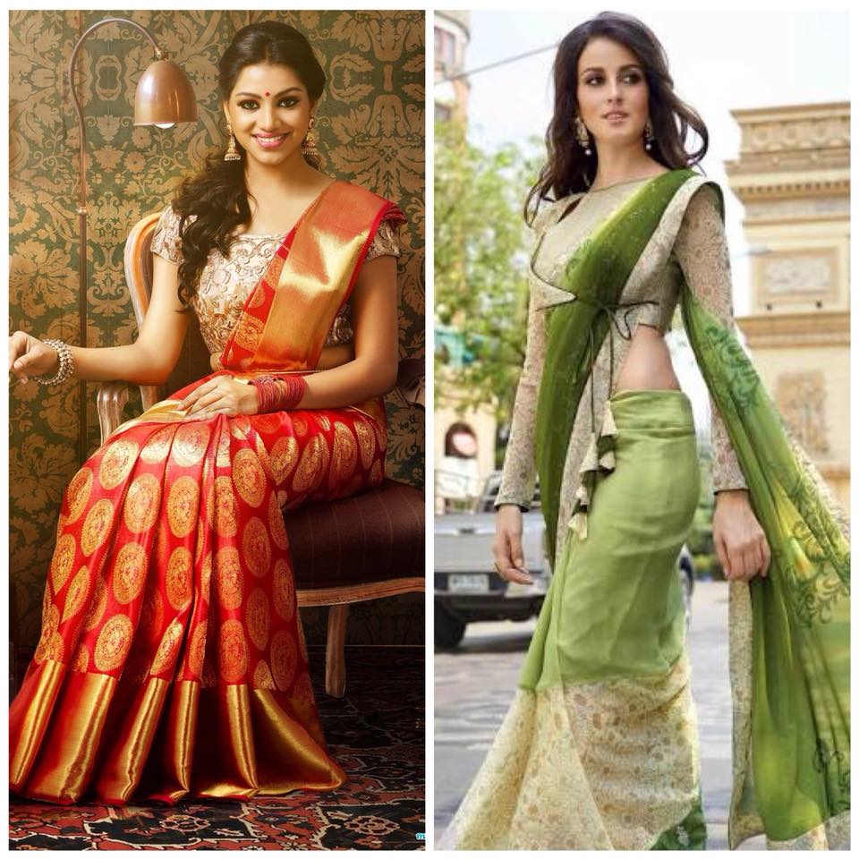 saree draping styles