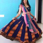 simple saree wearing