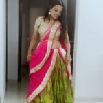 stylish way to wear saree a saree