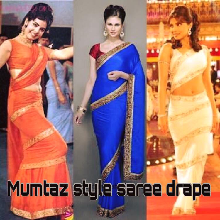 mumtaz style saree
