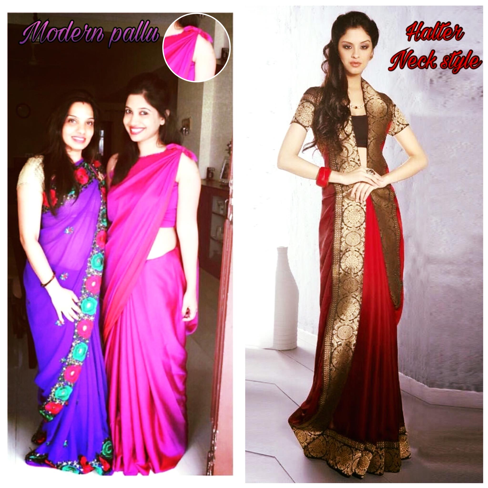 How To Wear Saree In Modern Pallu Style - Best Saree Draper in
