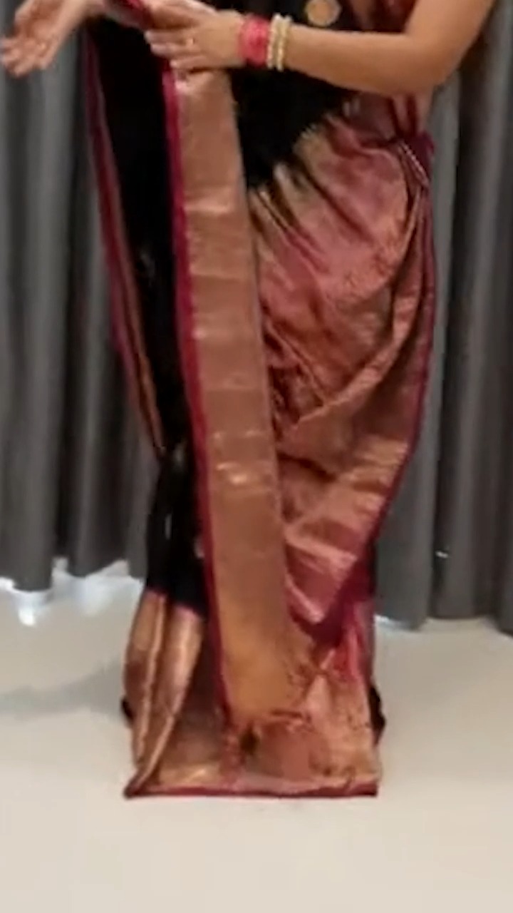 new latest design patola style gujrati saree