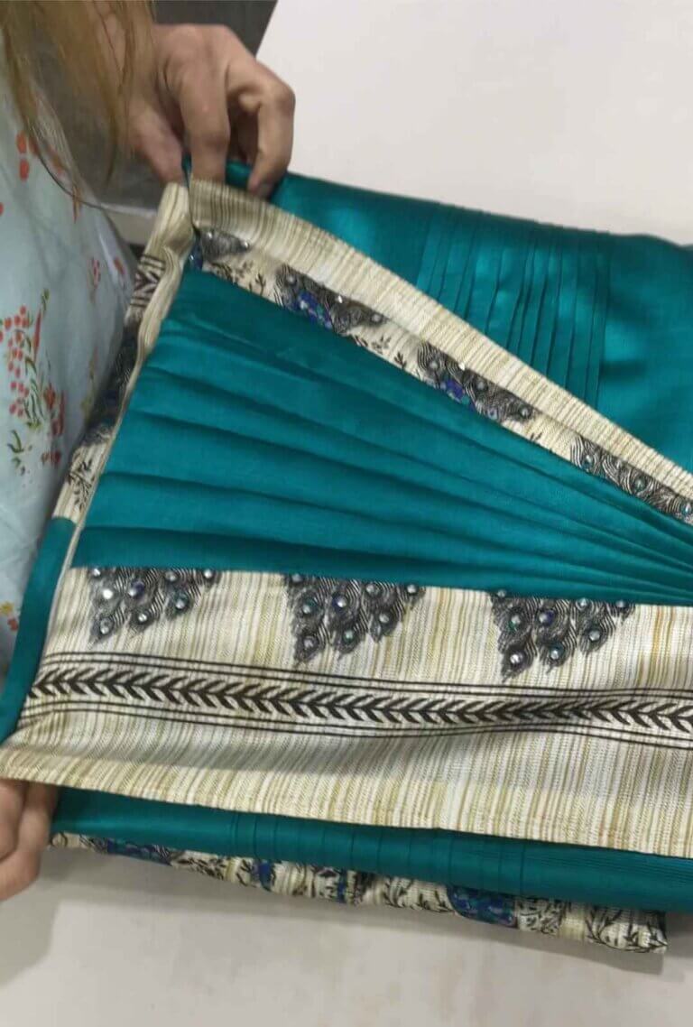Sari Racking Course Pre-Pleating & Box-Folding Course (Online) - Best Saree Draper in India ...