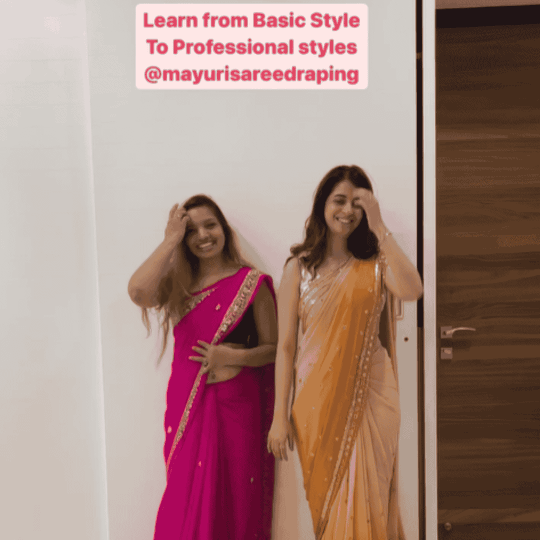 Saree Draping Class or academy