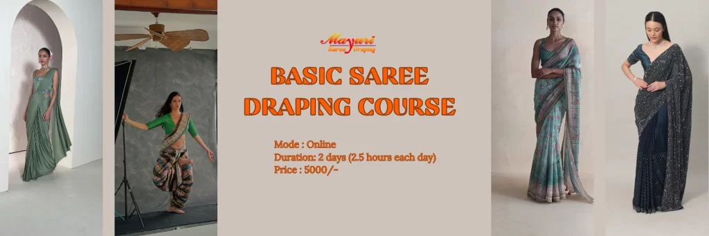 BASIC SAREE DRAPING COURSE Online