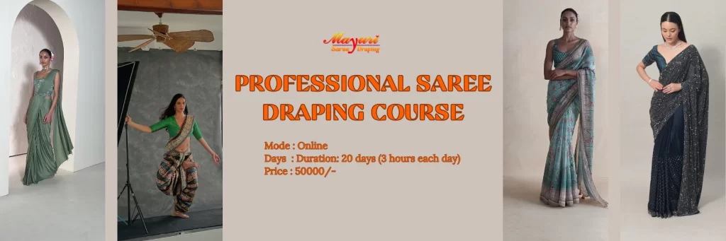 PROFESSIONAL SAREE DRAPING COURSE Online