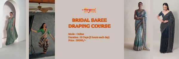 Bridal Saree draping classes online