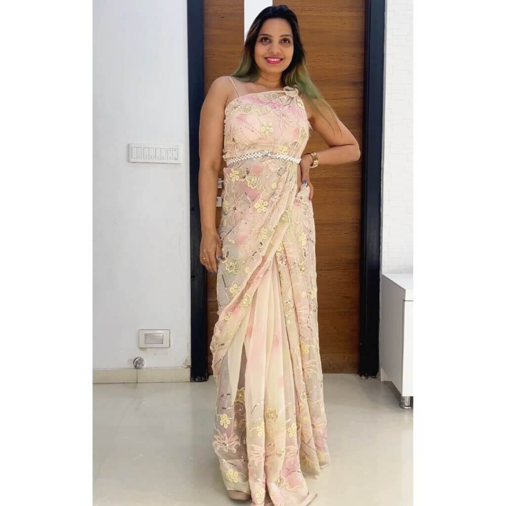 modern pallu draping
