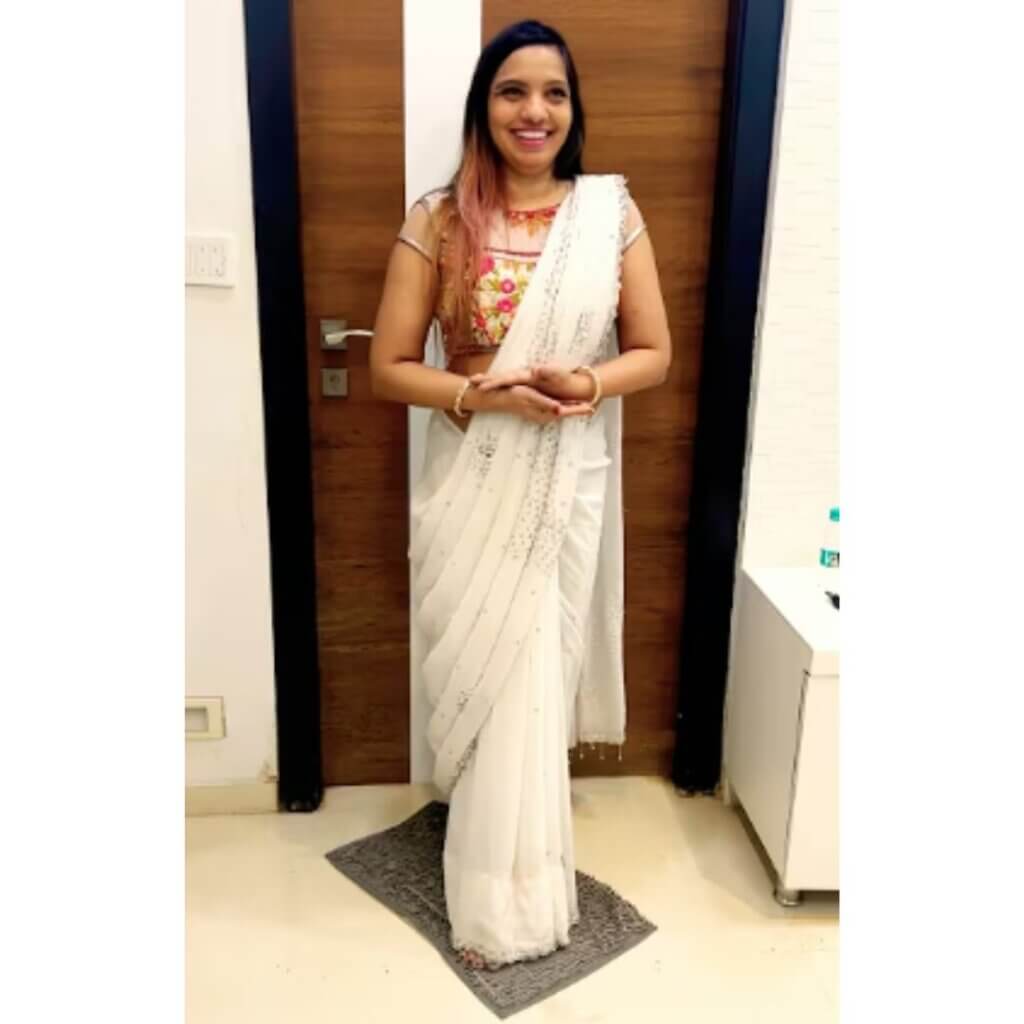 Saree draping hack on long blouses